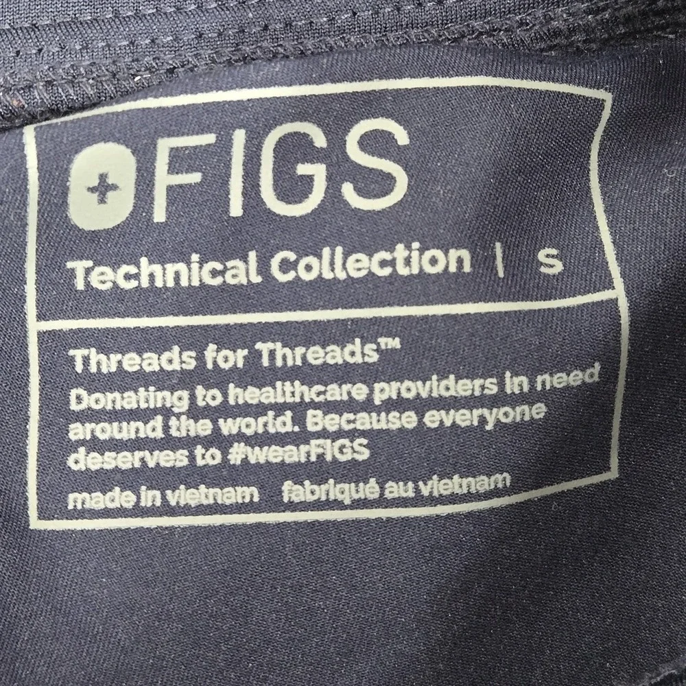 FIGS Women Scrub Pants S Blue Jogger Zamora Zipper PO#3641 29